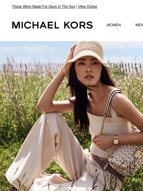 michaelkorsmail newsletter: Relax And Act Natural