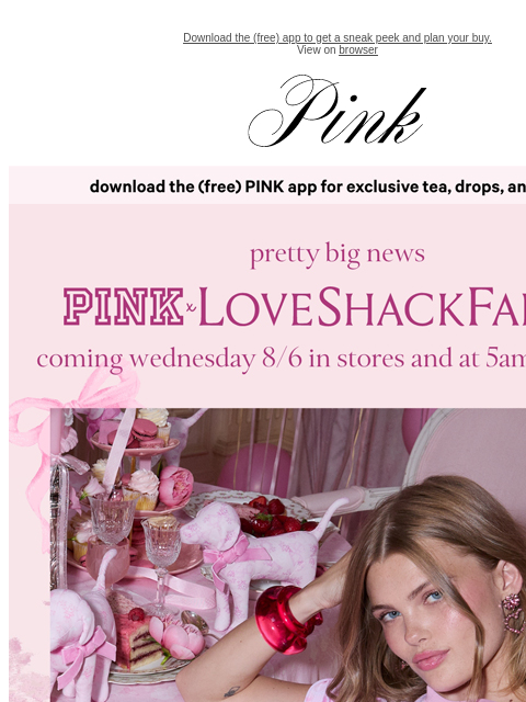 vspink newsletter: Coming 🔜 The Girliest Collab Ever 🩷
