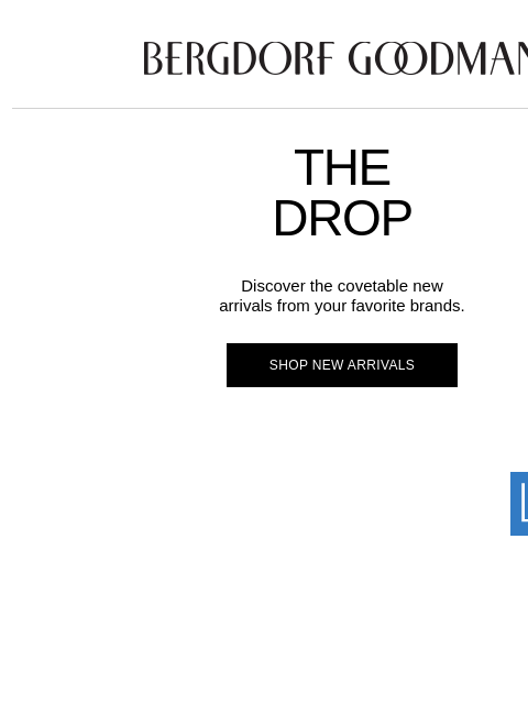 bergdorfgoodman newsletter: The Drop: New Arrivals Just Landed