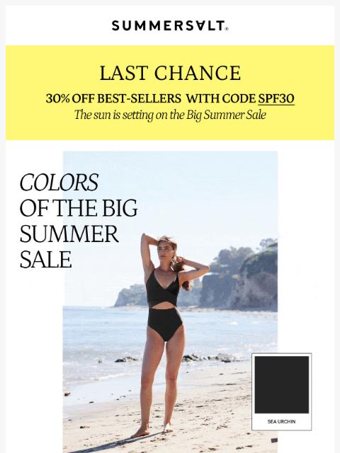 summersalt newsletter: Big Summer Sale: Color Edition