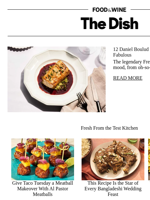 foodandwine newsletter: 12 Daniel Boulud Recipes From Effortless to Fabulo...