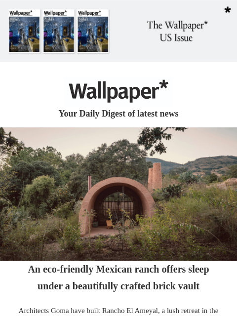 futureplc newsletter: Stay at an eco-friendly Mexican ranch