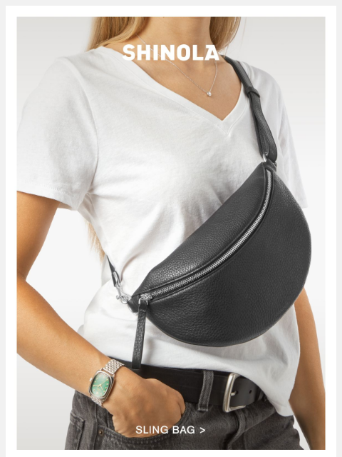 shinola newsletter: The Bags That Go With You