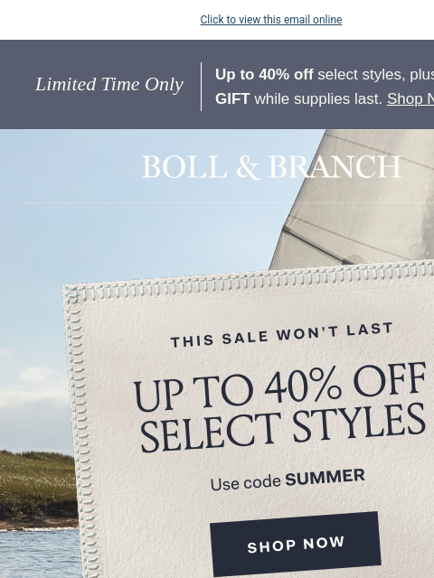 bollandbranch newsletter: Our BEST sale until Black Friday ends soon