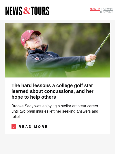 golfdigest newsletter: Playoff fates decided as Young notches first win