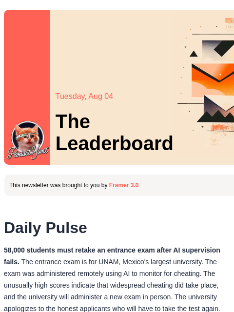 producthunt newsletter: 😸 Chrome won't let it lie