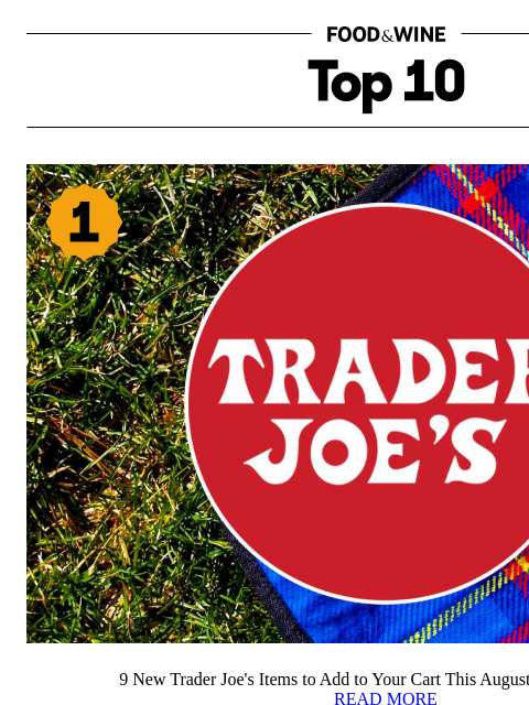 foodandwine newsletter: 9 New Trader Joe's Items to Add to Your Cart This ...