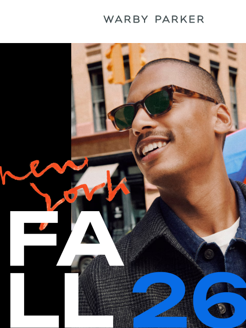 warbyparker newsletter: Fall frames have arrived!