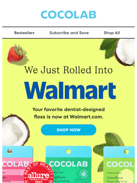 cocolab newsletter: HELLO, WALMART ☀️