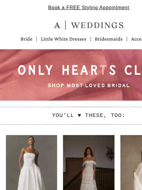 anthropologie newsletter: Bridal bestsellers 🤍