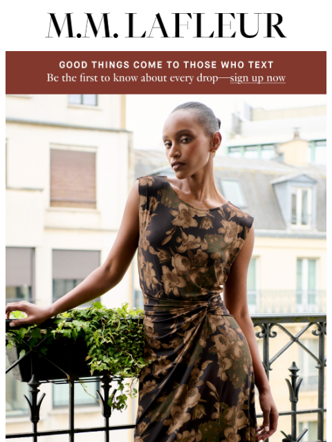 mmlafleur newsletter: Introducing: The Pre-Fall Collection