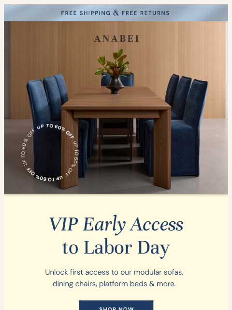 anabei newsletter: Now That the VIPs Are Here…