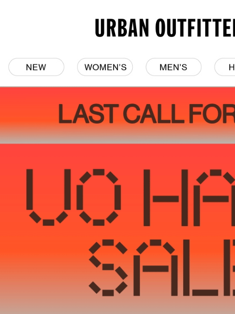 urbanoutfitters newsletter: THIS IS IT: 30% Off is almost over!