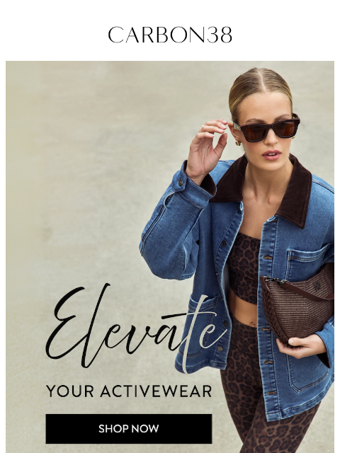 carbon38 newsletter: 3 ways to style your activewear this season