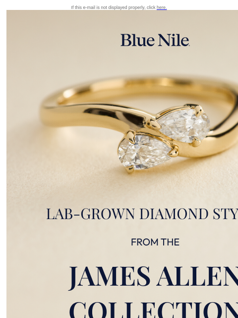 bluenile newsletter: Stack It Up: Select Lab-Grown Diamond Jewelry Up t...