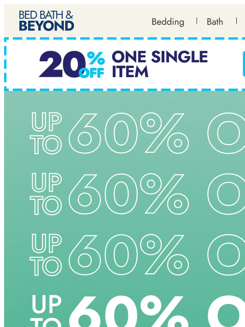 bedbathandbeyond newsletter: The Half-Yearly Home Event is in full swing!