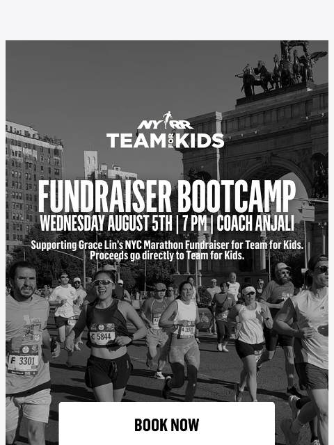 aarmy newsletter: Fundraiser Bootcamp for Team for Kids 🏆