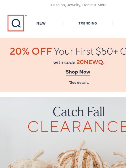 qvcemail newsletter: Clearance Prices Are Falling