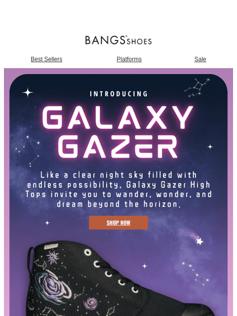 bangsshoes newsletter: Written in the Stars 🌌🔭💜