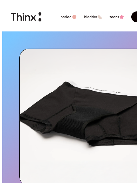 shethinx newsletter: Longer layer = overnight protection
