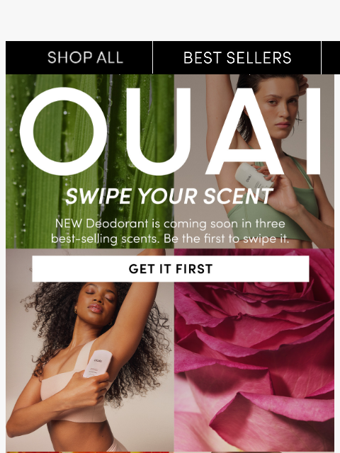 theouai newsletter: Be the first to swipe your scent
