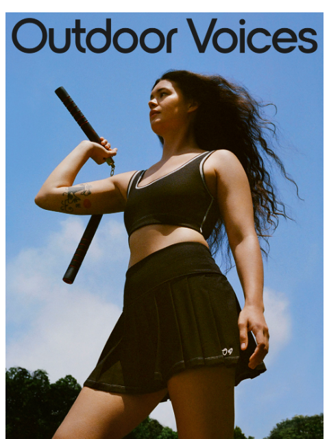 outdoorvoices newsletter: Now Live: New Collection
