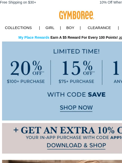 gymboree newsletter: Fun-for-fall outfits? We've got them all 🤗