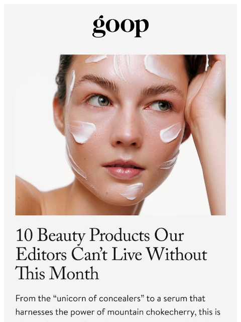 goop newsletter: the Tuesday newsletter