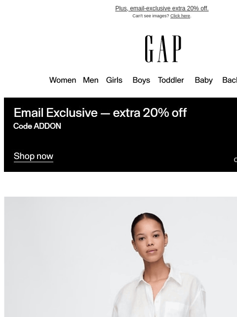 gap newsletter: SHORTS SEASON