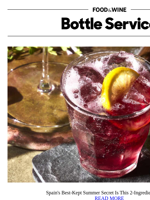 foodandwine newsletter: Spain's Best-Kept Summer Secret Is This 2-Ingredie...