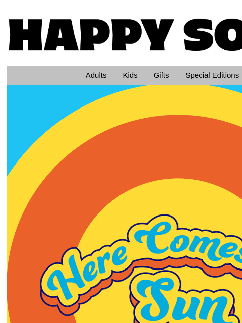happysocks newsletter: New Beatles Collection, Out Now!