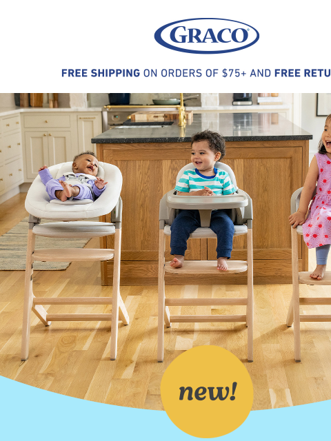 gracobaby newsletter: New! Meet the Close2Baby Highchairs 👶