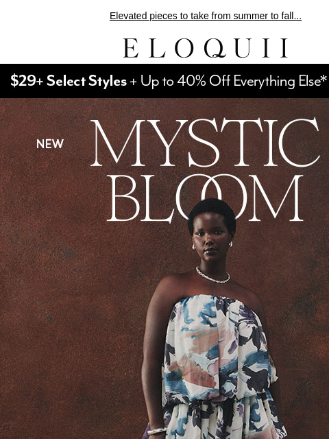 eloquii newsletter: NEW! Mystic Bloom Collection 🍃