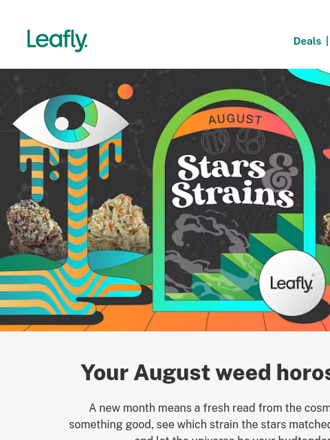 leafly newsletter: Your August weed horoscope 🔮