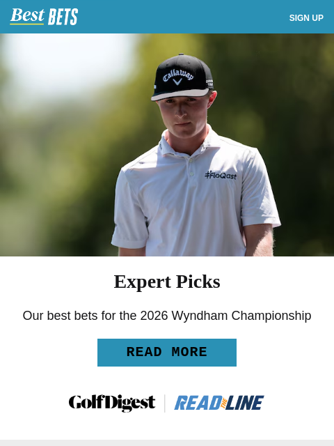 golfdigest newsletter: We’re predicting a win for golf's next rising star...