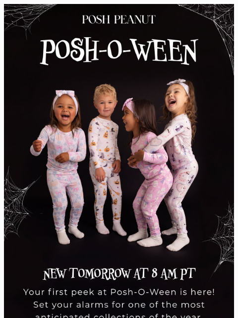 poshpeanut newsletter: 🕸️🎀🧡 Your First Peek at Posh-O-Ween!