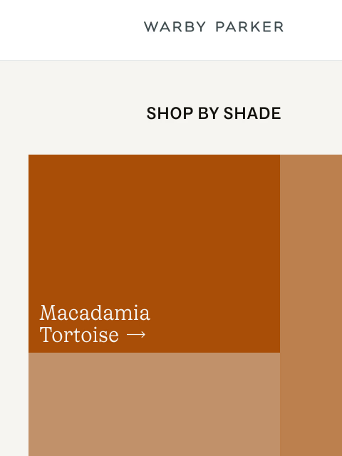 warbyparker newsletter: Your most flattering neutral