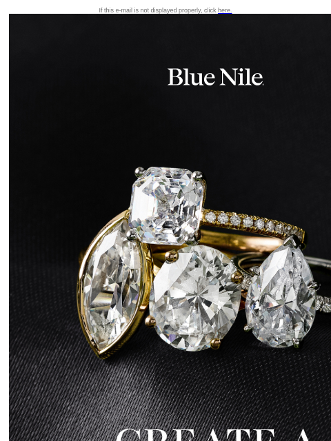 bluenile newsletter: Design Your Dream Ring at Blue Nile