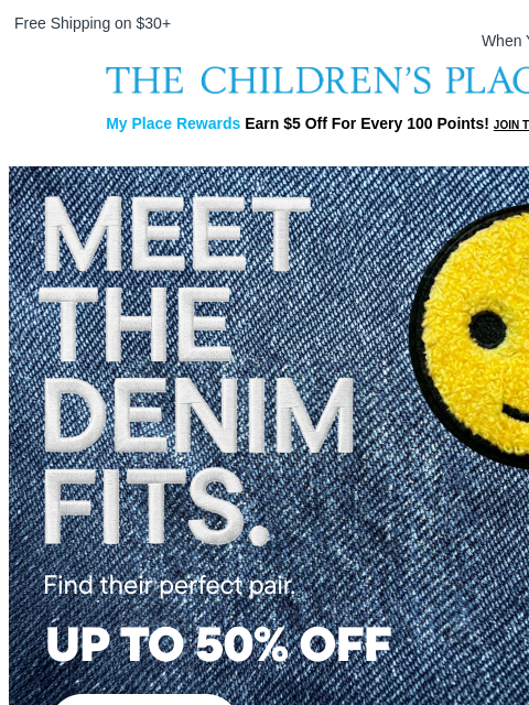 childrensplace newsletter: Trending Denim Fits to Try Now 👖