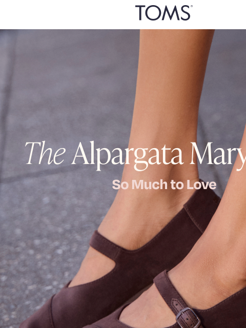 toms newsletter: The Alpargata Mary Jane, In Detail