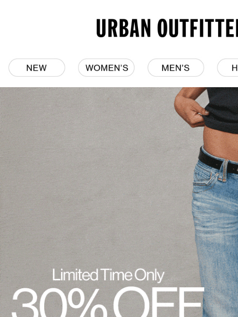 urbanoutfitters newsletter: On now: 30% Off BDG Jeans :jeans: