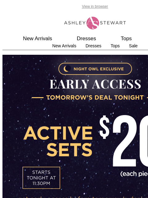 ashleystewart newsletter: 🦉Night Owl — Check this out before everyone else!