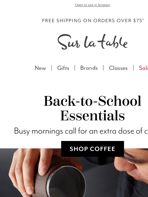 surlatable newsletter: Back to School, Brewed to Perfection ☕ 