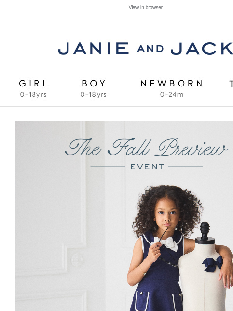 janieandjack newsletter: Final hours—shop soon