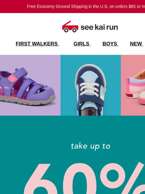 seekairun newsletter: Cute Shoes. Low Prices. No Brainer.
