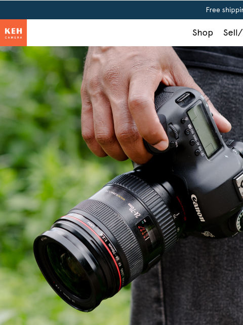keh newsletter: Discover DSLR cameras under $500 🧡