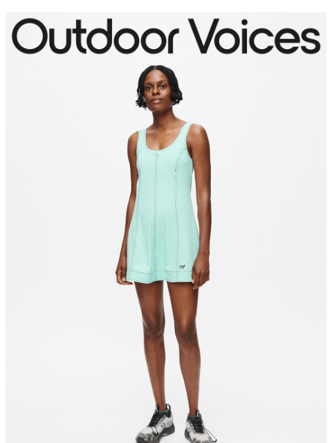 outdoorvoices newsletter: Get to know the Energy Dress.