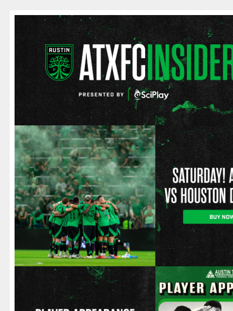 austinfc newsletter: ATXFC Insider: Player Appearance, Sweepstakes & Mo...