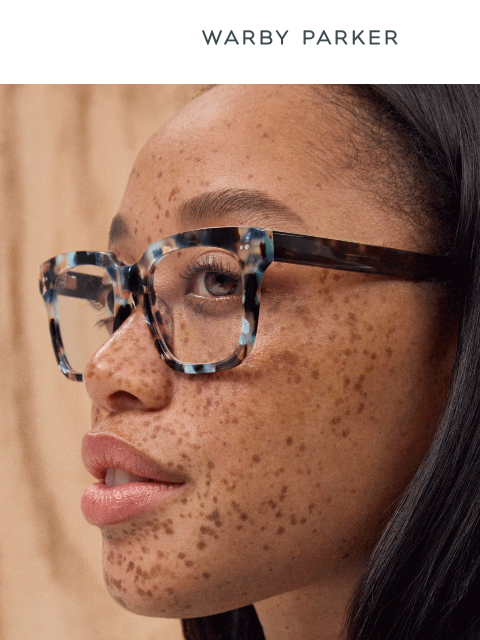 warbyparker newsletter: New! Tortoise Color Block