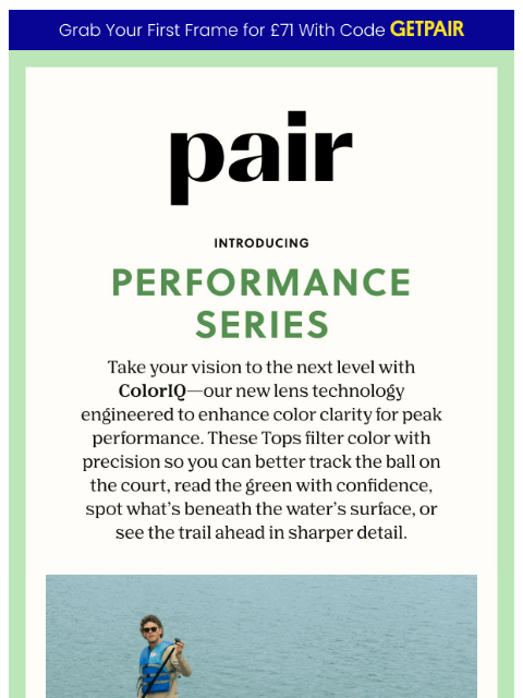 paireyewear newsletter: Introducing: Performance Series